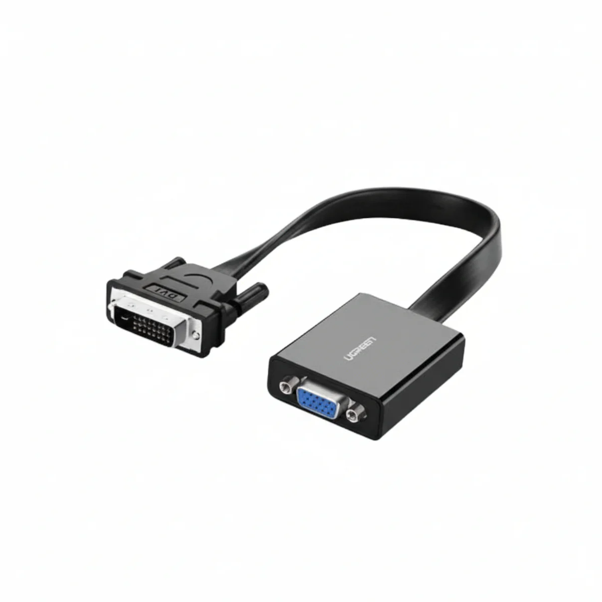 UGreen DVI-D 24+1 to VGA Active Video Adapter (Male to Female) – Black - Image 2