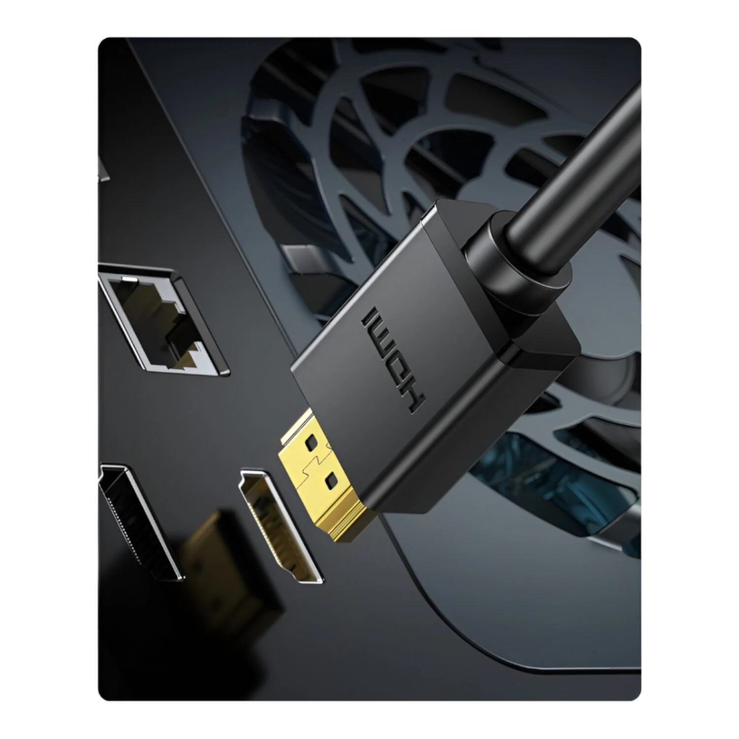 UGREEN HD104-10109 HDMI 4K Cable Male to Male Black 5m - Black - Image 4