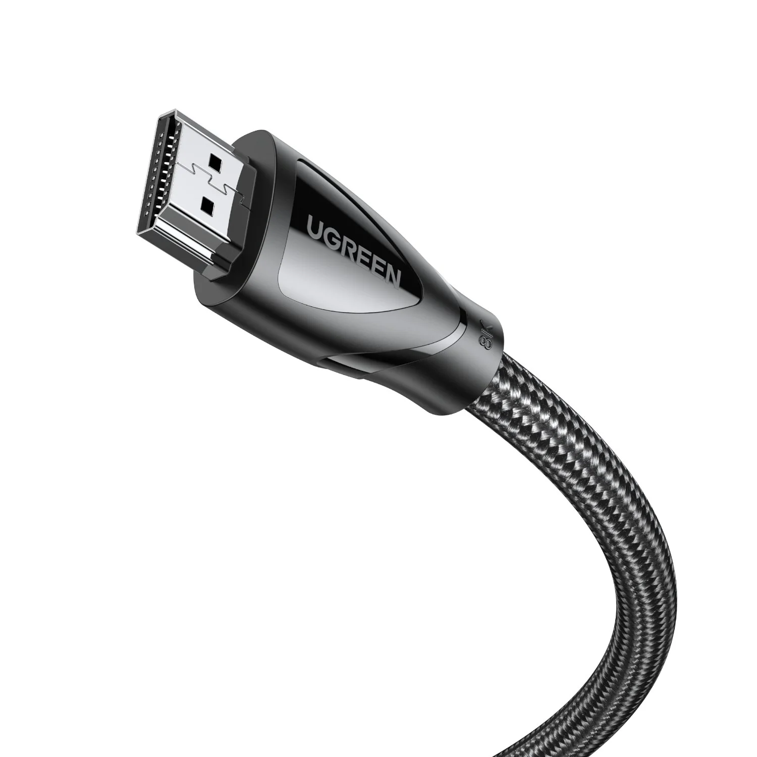 UGreen HDMI 2.1 Male to Male Cable 2M (8K@60Hz | 4K@120Hz) – Black - Image 3