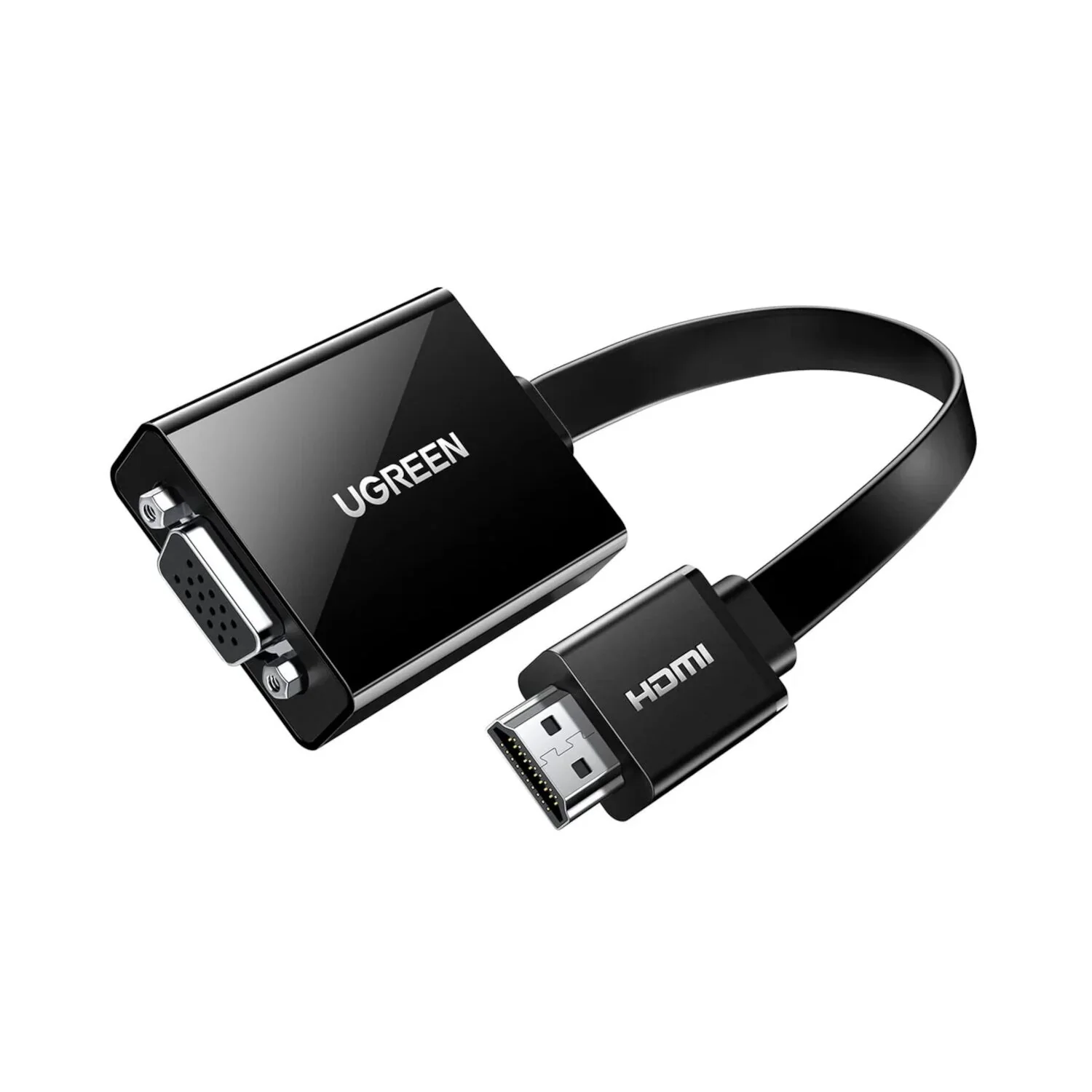 UGREEN HDMI to VGA Adapter, with 3.5mm Audio and Power Port - Black - Image 5