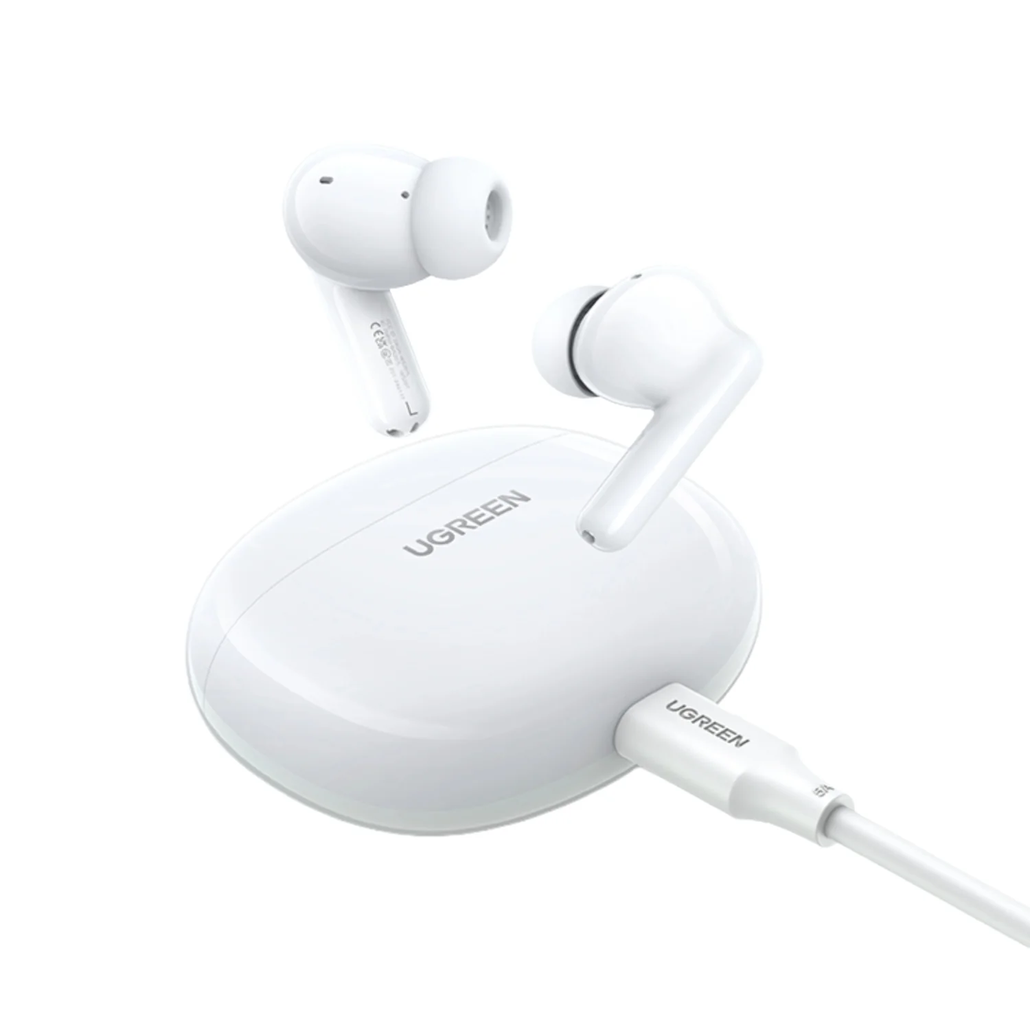 UGreen HiTune P3 In-Ear Wireless Earbuds–White - Image 4