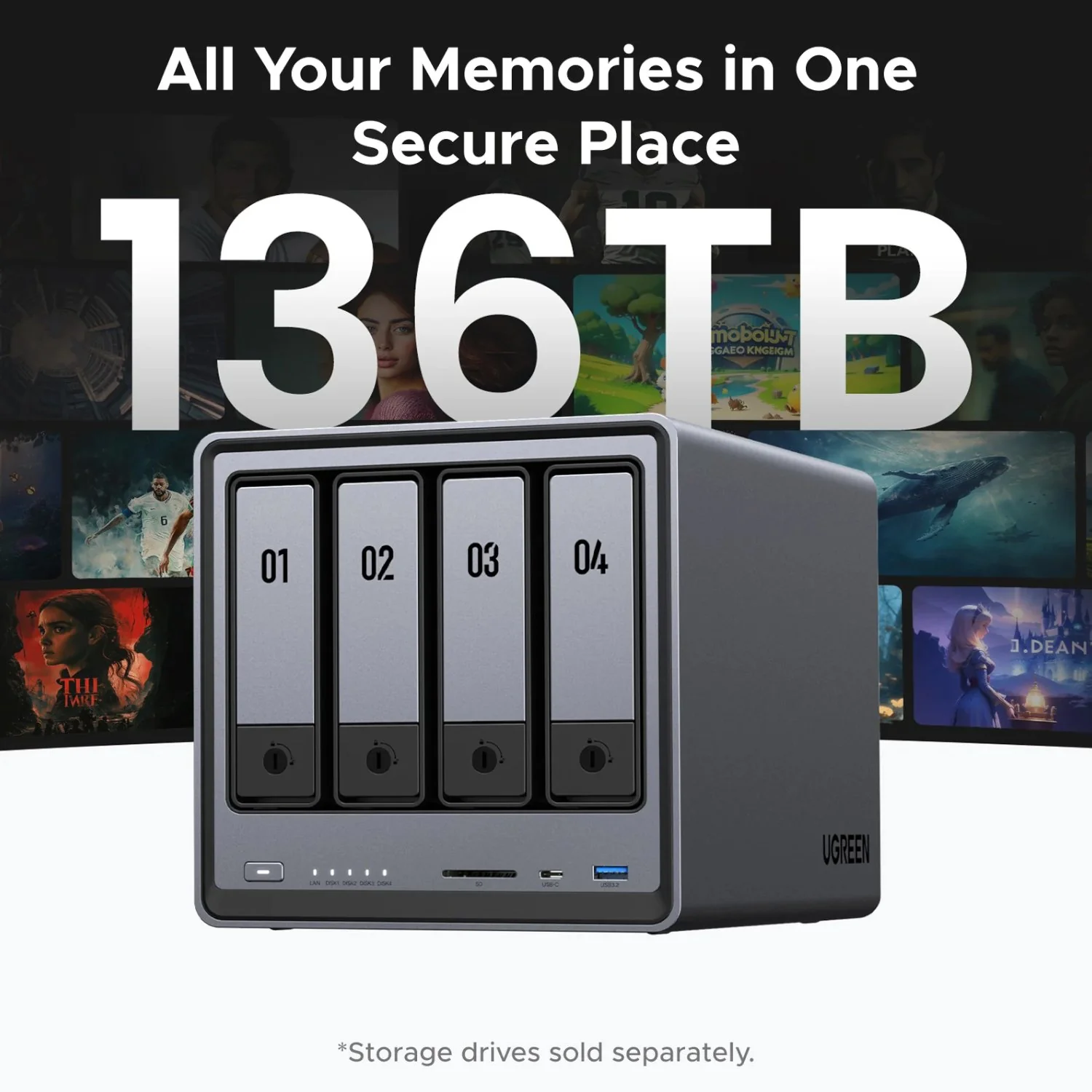 UGREEN NASync DXP4800 4 Bay NAS - Image 4