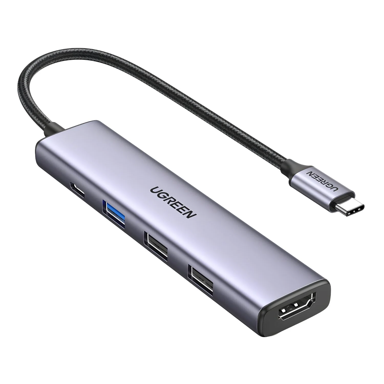 UGREEN Revodok 5-in-1 Type-C Hub | 4K HDMI | Type-C | USB3.0 | USB2.0 - Image 6