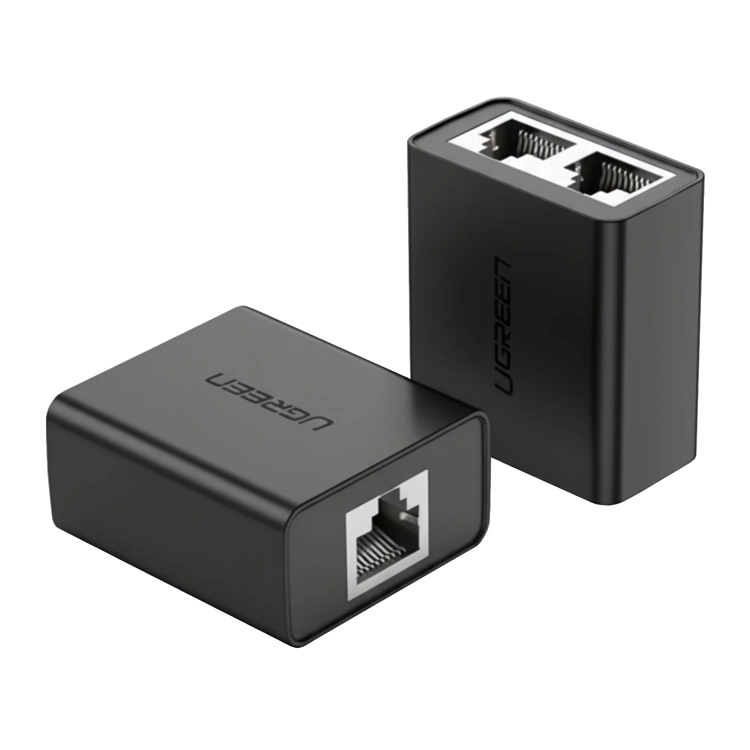 UGREEN RJ45 Splitter Adapter 2 Pack (Black) - Image 2