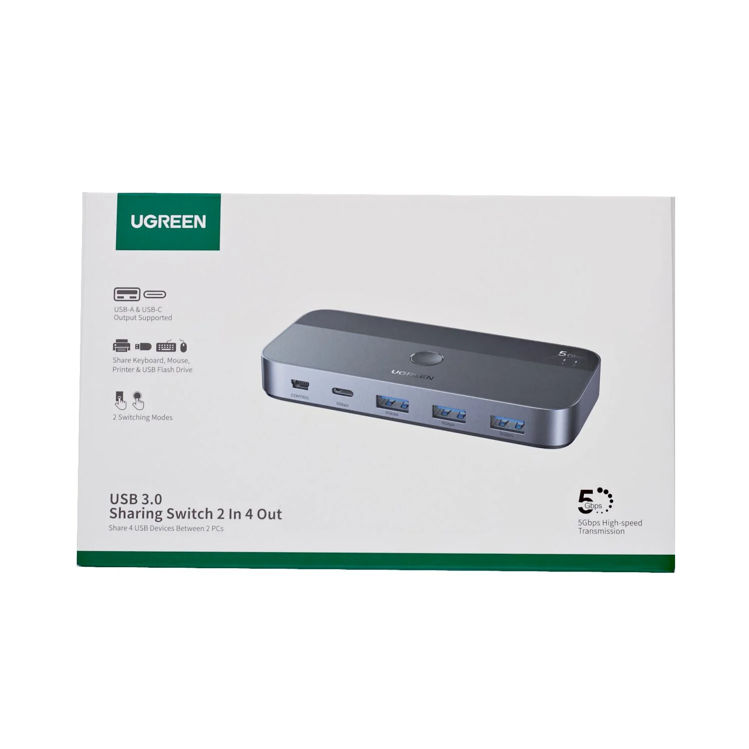 UGREEN Sharing Switch Box 2-in-4 Out - Image 4
