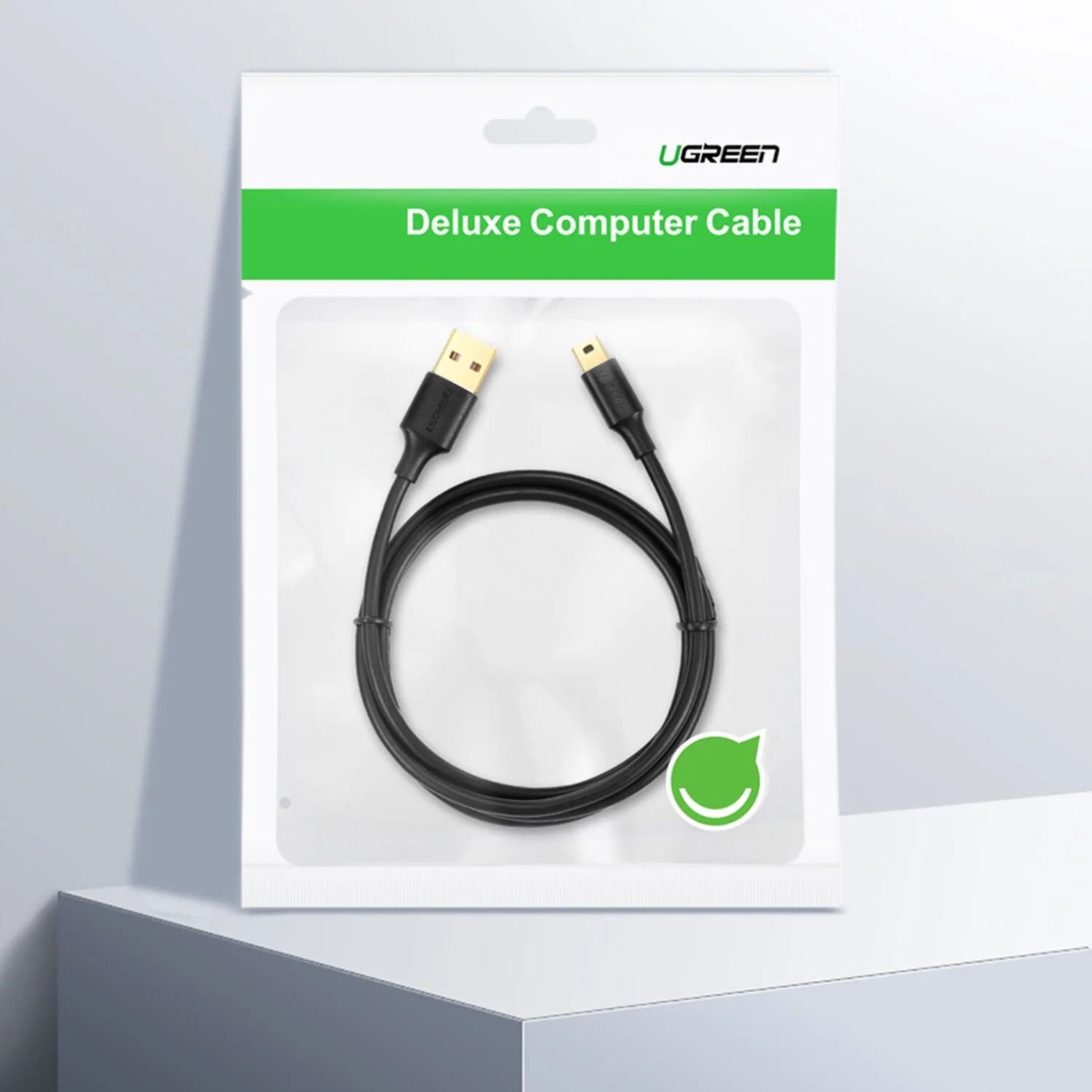 UGREEN US132 USB to Mini USB 2.0, 450Mbps SuperSpeed Cable - 1m - Image 4