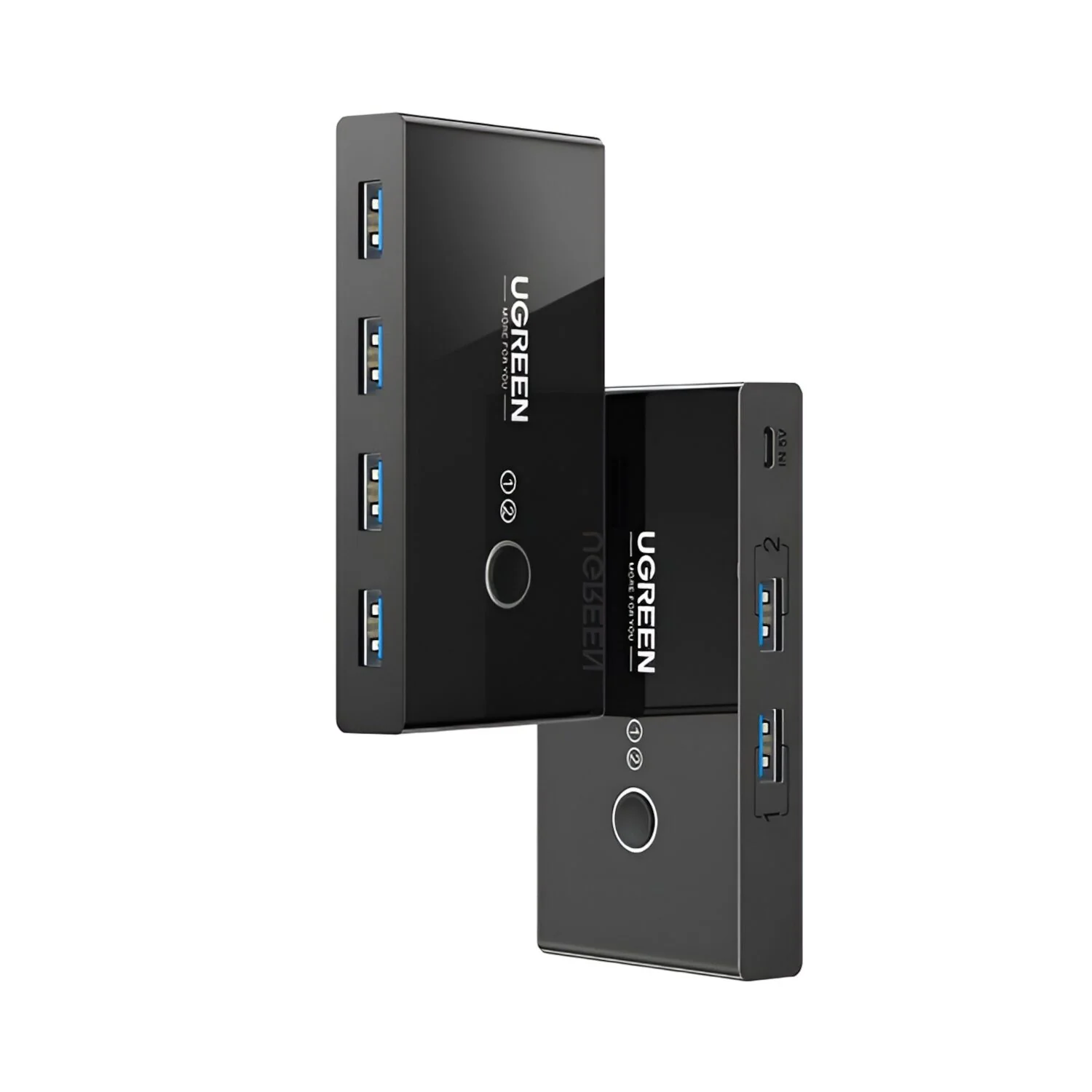 UGREEN USB 2.0 4-Port Switch Box, with 1.5m USB Cables - Image 5