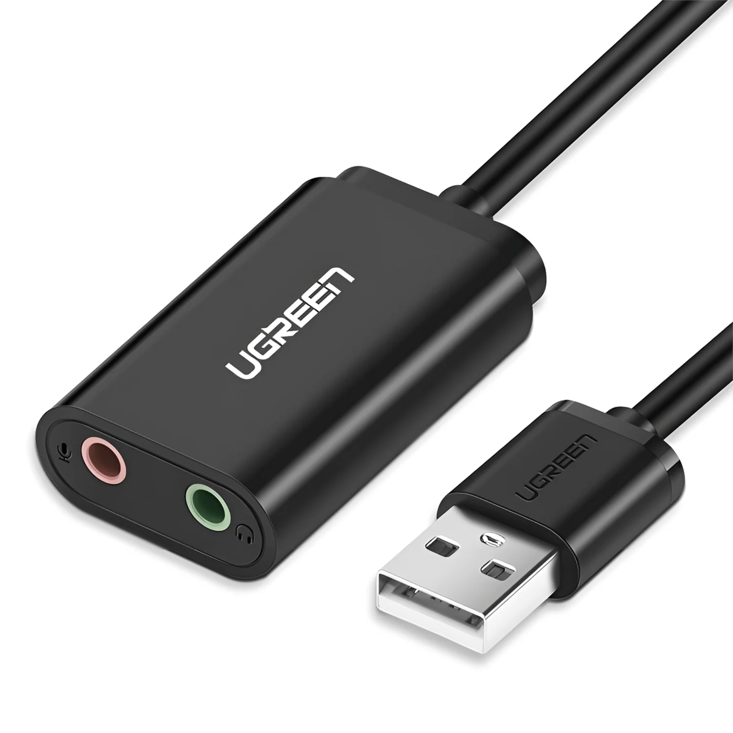 UGREEN USB to 3.5mm External Stereo Sound Adapter - Black - Image 6
