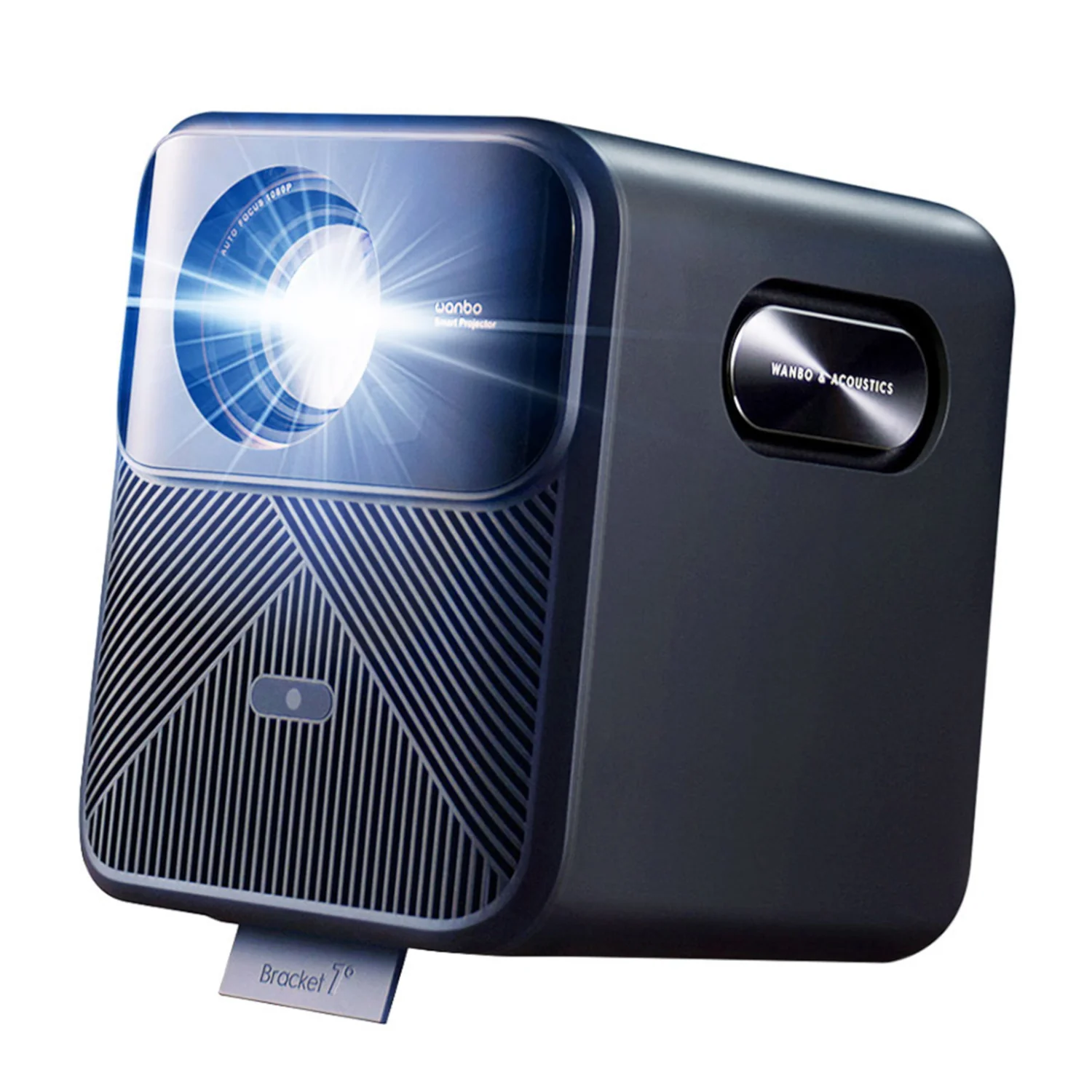 WANBO MOZART 1 PRO 1080P 900ANSI Android 11 Smart Home Theatre Projector - Dark Blue - Image 3