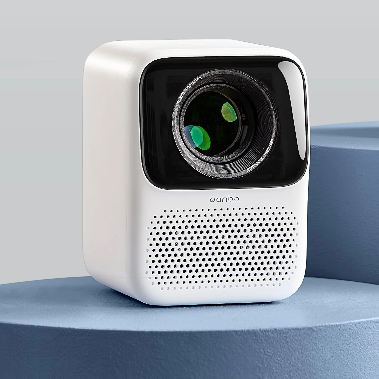 WANBO T2 MAX 1080P 450ANSI Android 9.0 Smart Projector - White - Image 4