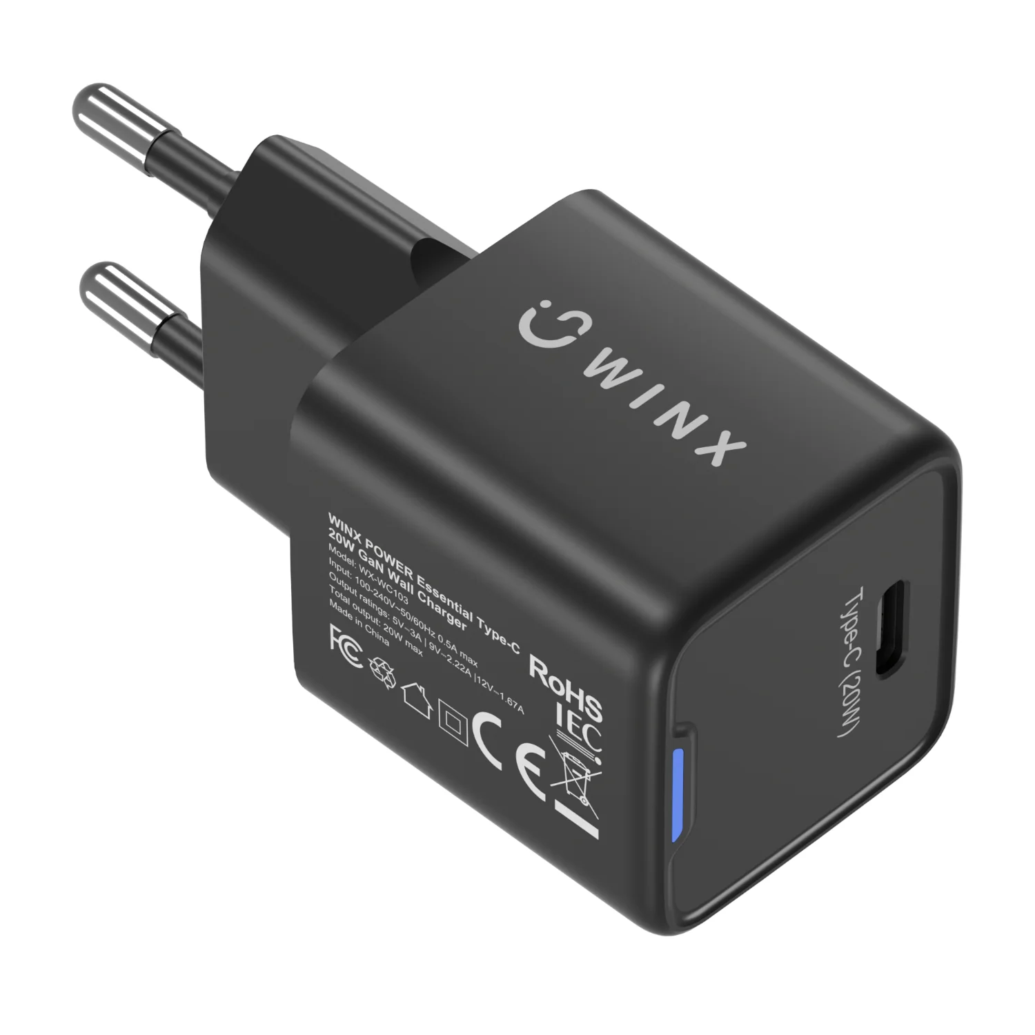 WINX POWER Essential Type-C 20W GaN Wall Charger - Image 3