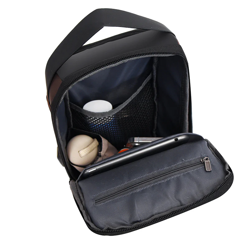 X23 Anti-Theft Cross Body Sling Bag with USB Charging Port – Secure PU Travel Shoulder Bag - Image 7