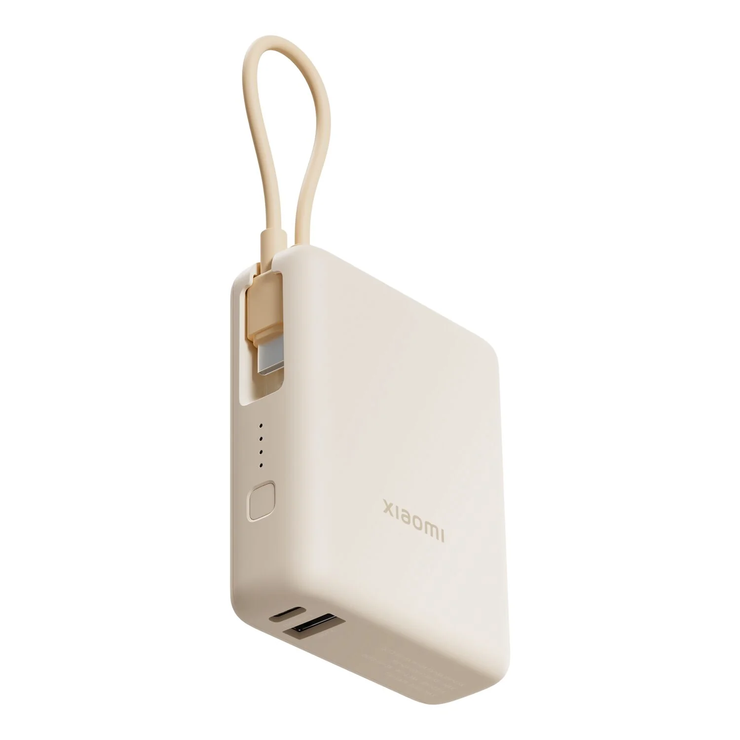 Xiaomi 33W Power Bank 10000 (Integrated Cable) - Tan - Image 7