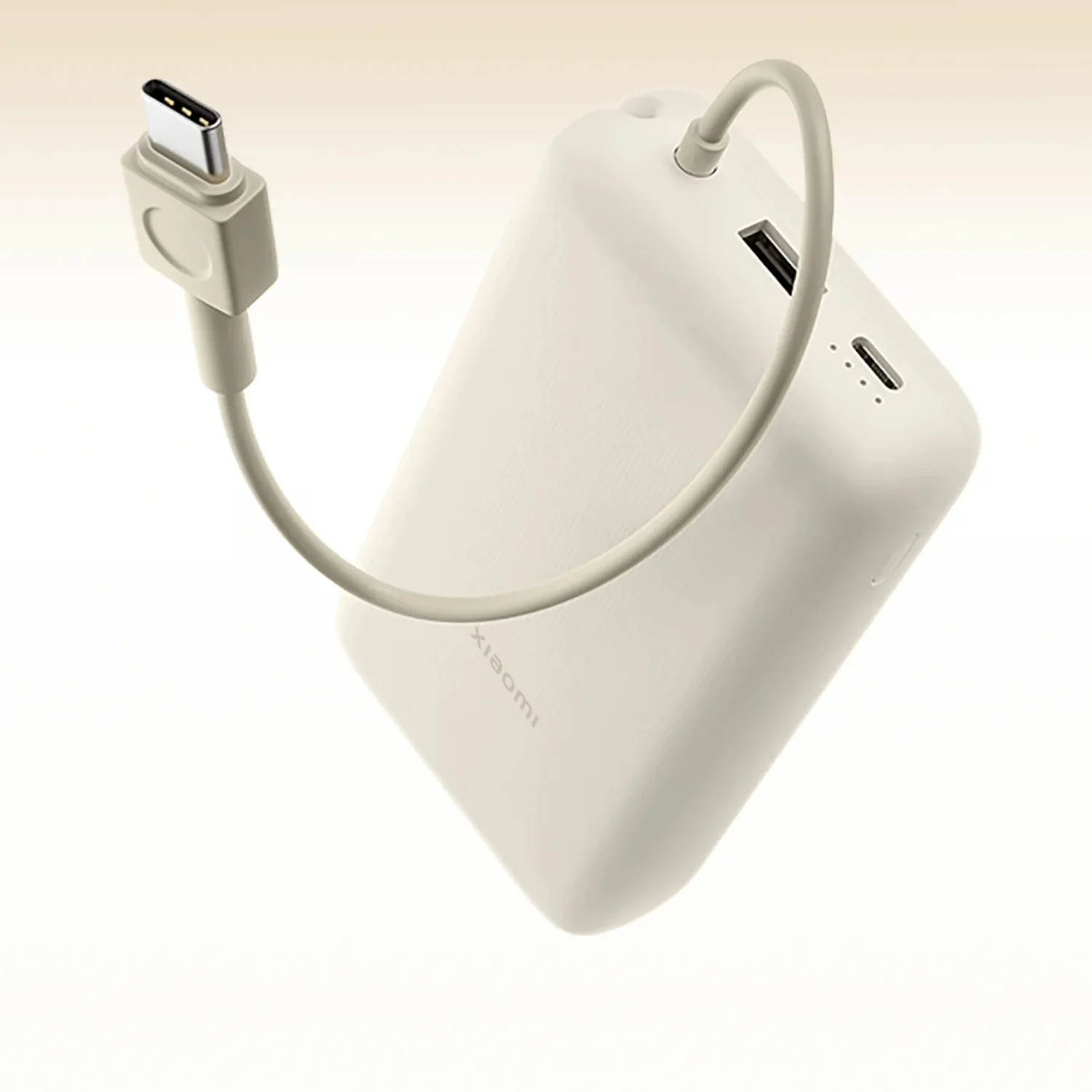 Xiaomi 33W Power Bank 20000mAh (Integrated Cable) – Tan - Image 2