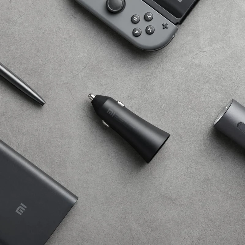 Xiaomi 37W Dual-Port Car Charger - Black - Image 3