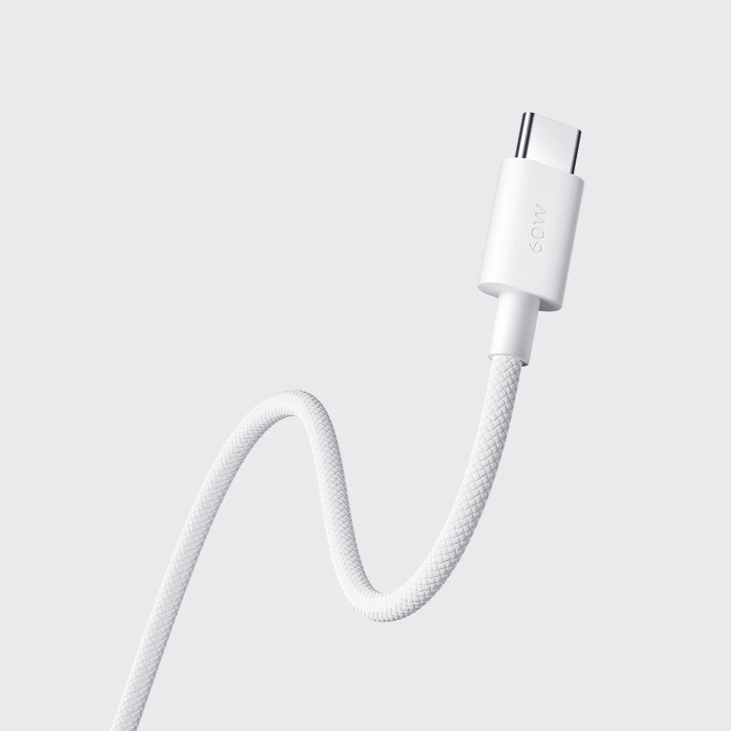 Xiaomi 3A Braided USB Type-C to USB Type-C Cable 1M - White - Image 3