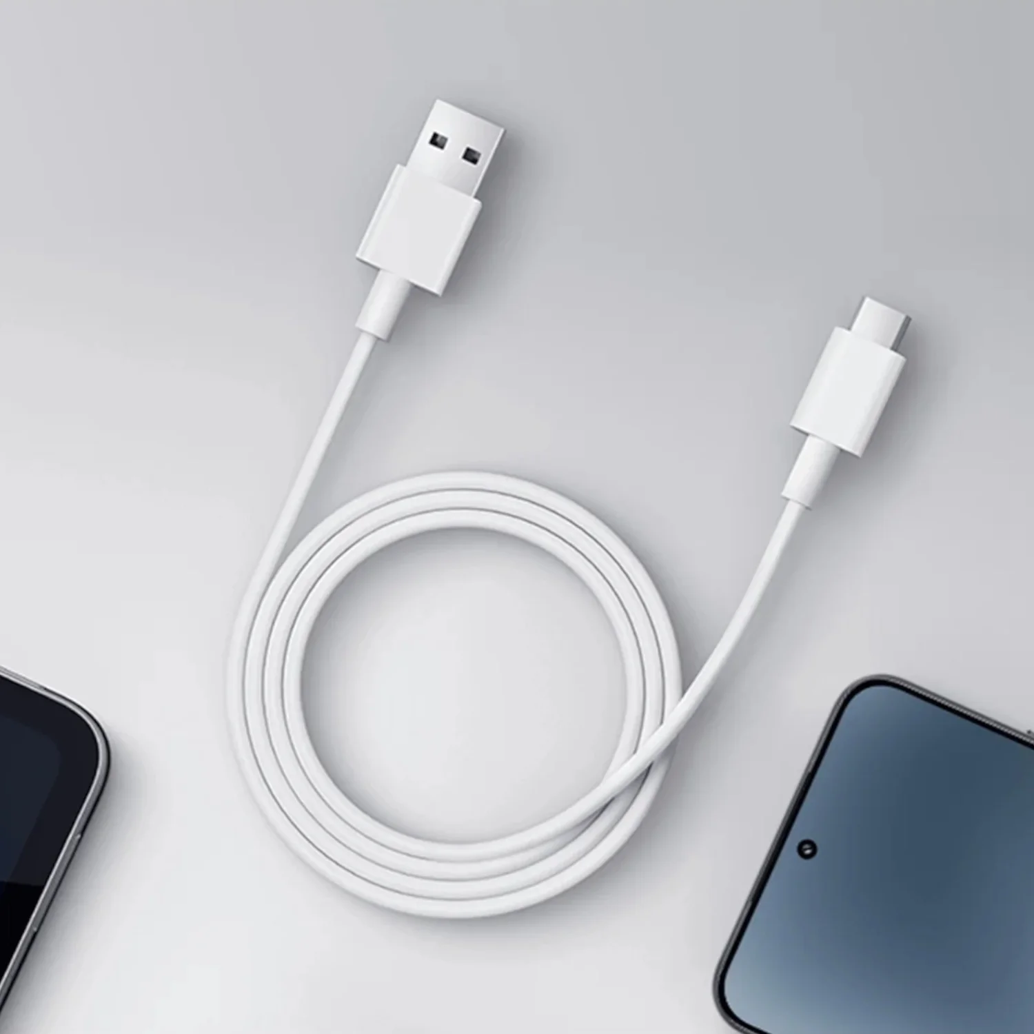 Xiaomi 3A USB-A to USB Type-C Cable 1M - White - Image 3