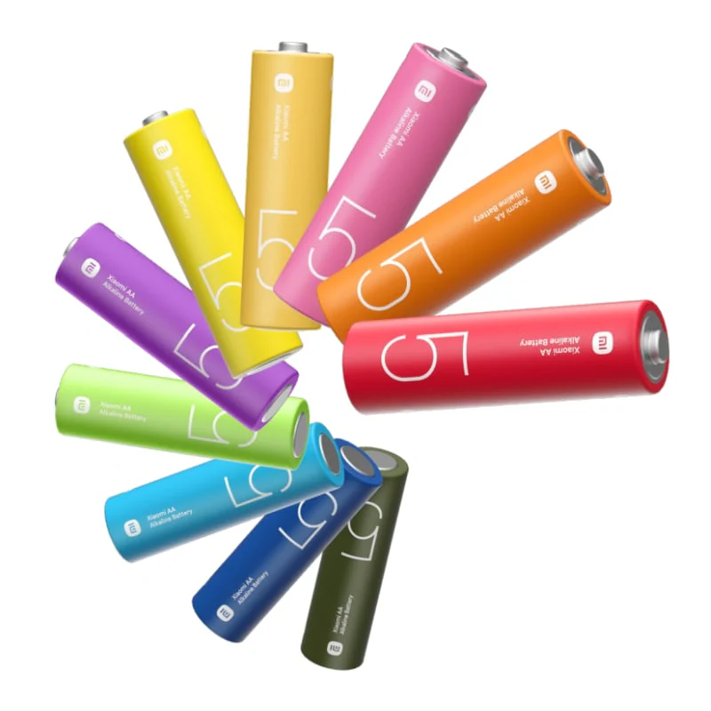 Xiaomi AA Rainbow Batteries (10 Pack) - Image 2