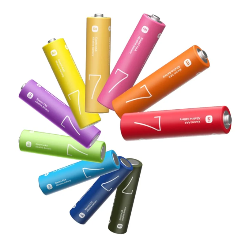 Xiaomi AAA Rainbow Batteries (10 Pack) - Image 2