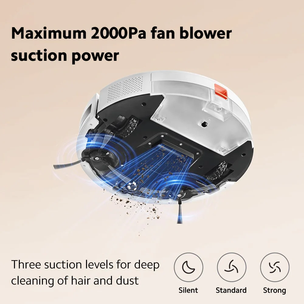 Xiaomi Robot Vacuum Mop E5 - White - Image 6