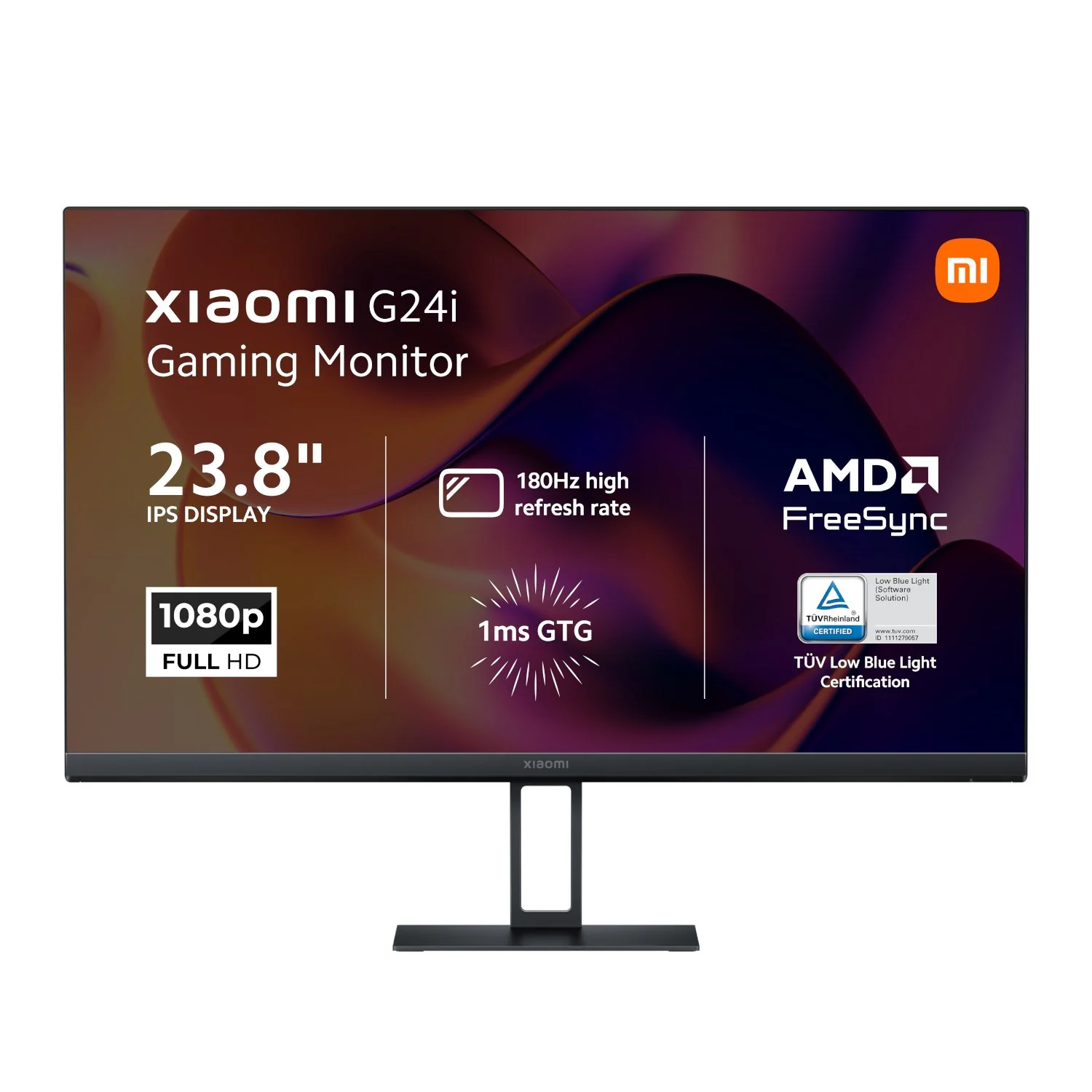 Xiaomi G24i 24" Full HD 1080p IPS Gaming Monitor (180Hz, 1ms, 16:9, HDMI/DP, and AMD FreeSync) - Image 7