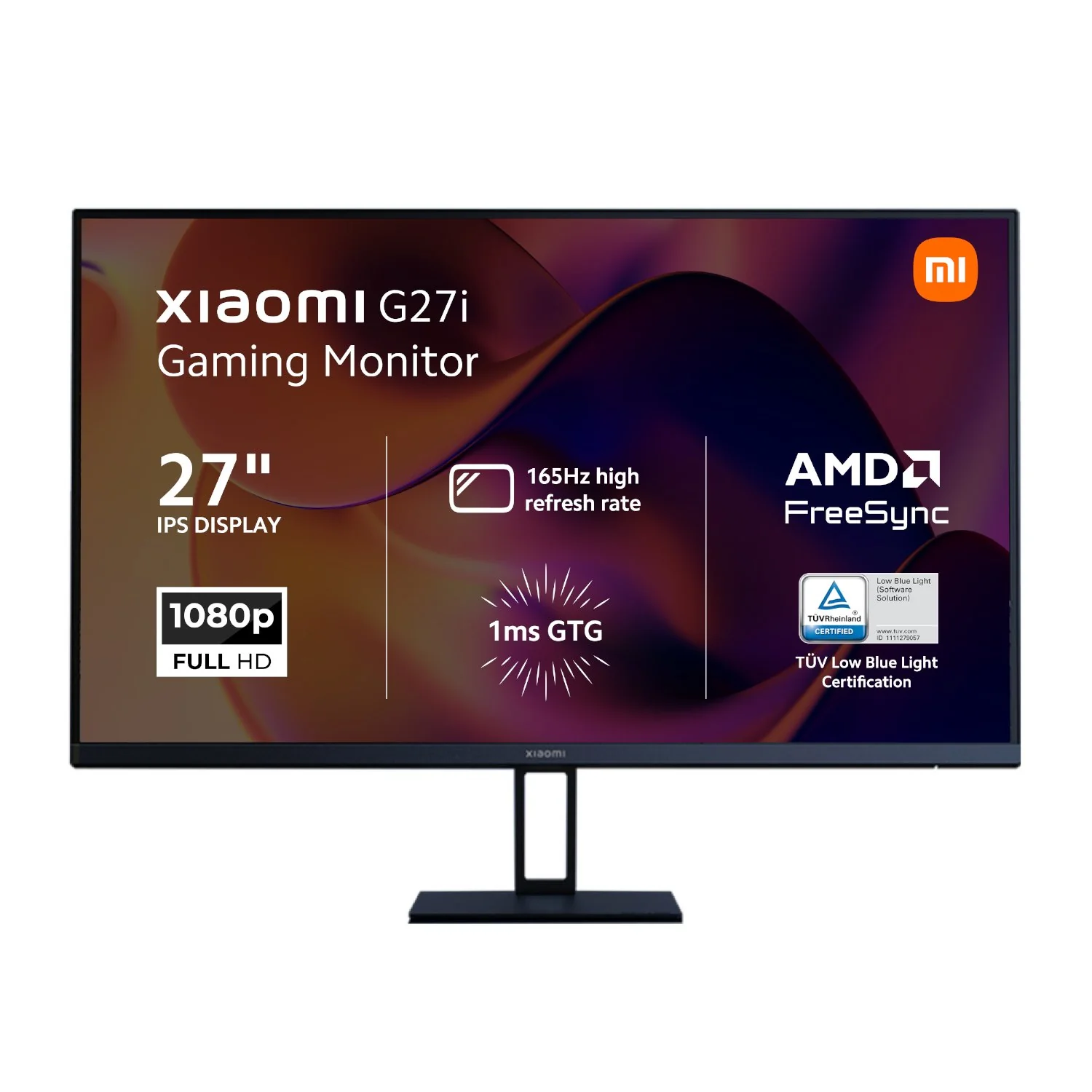 Xiaomi G27i 27" Full HD 1080p IPS Gaming Monitor (165Hz, 1ms, 16:9, HDMI/DP, and AMD FreeSync Premium) - Image 7