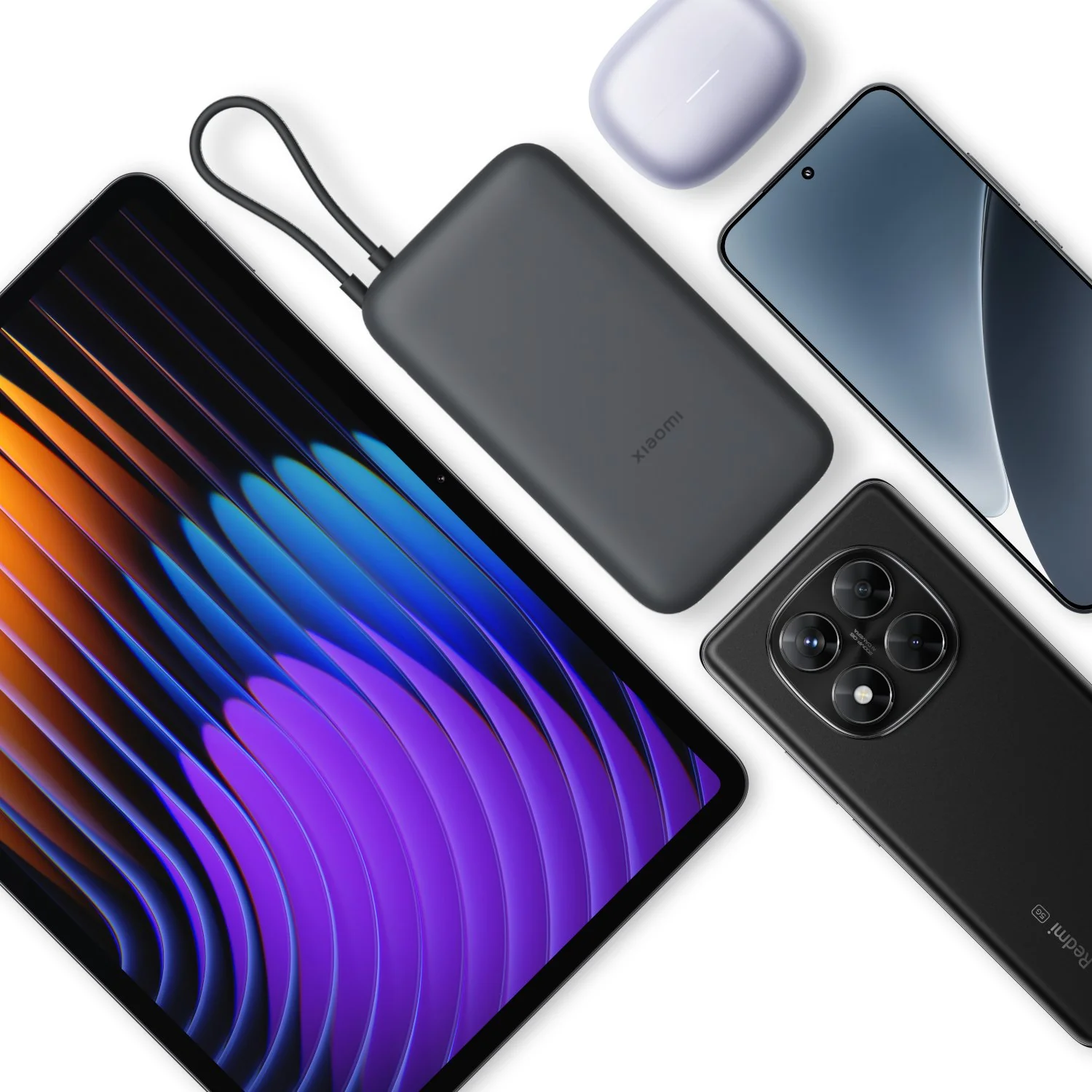 Xiaomi Power Bank 20000mAh (Integrated Cable) - Dark Grey - Image 5