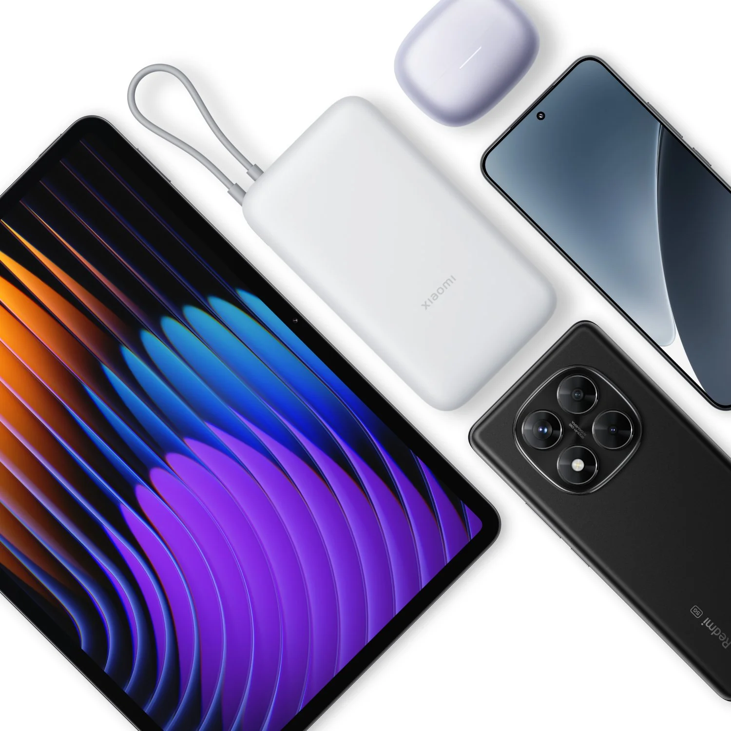 Xiaomi Power Bank 20000mAh (Integrated Cable) - Light Grey - Image 5