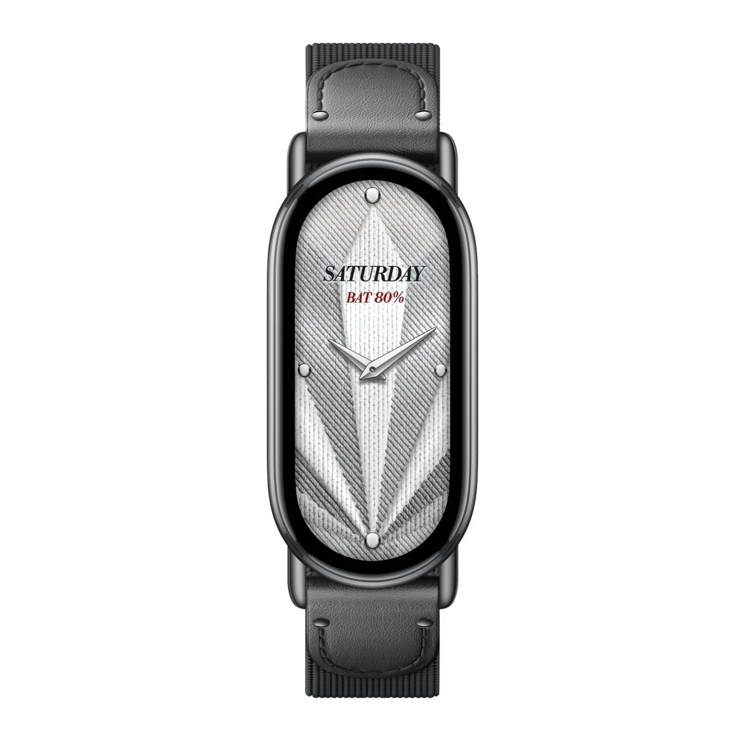 Xiaomi Smart Band 10 Knitted Silk Strap - Ebony Black - Image 4