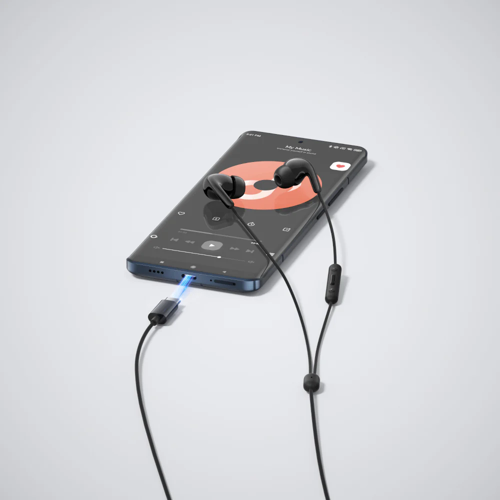 Xiaomi In-Ear Headphones Type C - Black - Image 5